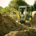 Baggerarbeiten Bikepark
