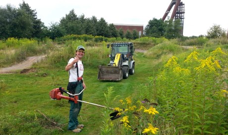 Streckenpflege / Bikepark- Sanierung / Brechsand- Wegedecke