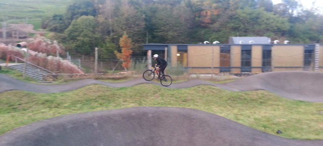 On the road: Asphalt Pumptrack, Bikepark Metabolon, Lindlar