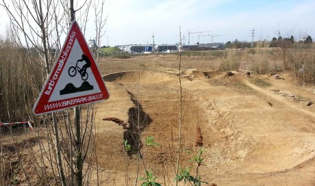 Pumptrack Düsseldorf | Cyclingworld Messe e-MTB Parcours