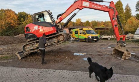 Pumptrack bauen, Campingplatz Naturpott, Borkenberge | Enduro MTB BMX Trails