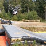 MTB Free Style Area Winterberg Mountainbike Kicker Frontflip Bagjump