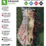 Streckenplan Bikepark Wissen Sieg
