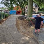 Mini-Pumptrack Kindergarten Kita Kinderspielplatz Karlsruhe Bike Motorik Parcours Laufrad 001