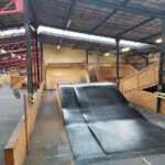 Turbomatik Spotcheck Stride Indoor Bikepark Pumptrack Strasbourg Foampit Resi-ramp Resi-landung 015