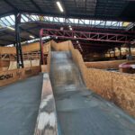 Turbomatik Spotcheck Stride Indoor Bikepark Pumptrack Strasbourg Foampit Resi-ramp Resi-landung 031