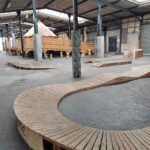 Turbomatik Spotcheck Stride Indoor Bikepark Pumptrack Strasbourg Foampit Resi-ramp Resi-landung 050