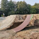 Dirtbike Anlage Stade Mountainbike Kicker Jumpline Pumptrack 022