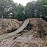 Dirtbike Anlage Stade Mountainbike Kicker Jumpline Pumptrack 028