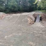 Dirtbike Anlage Stade Mountainbike Kicker Jumpline Pumptrack 033