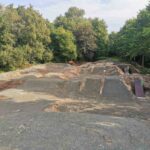 Dirtbike Anlage Stade Mountainbike Kicker Jumpline Pumptrack 034
