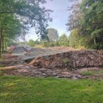 Dirtbike Anlage Stade Mountainbike Kicker Jumpline Pumptrack 036